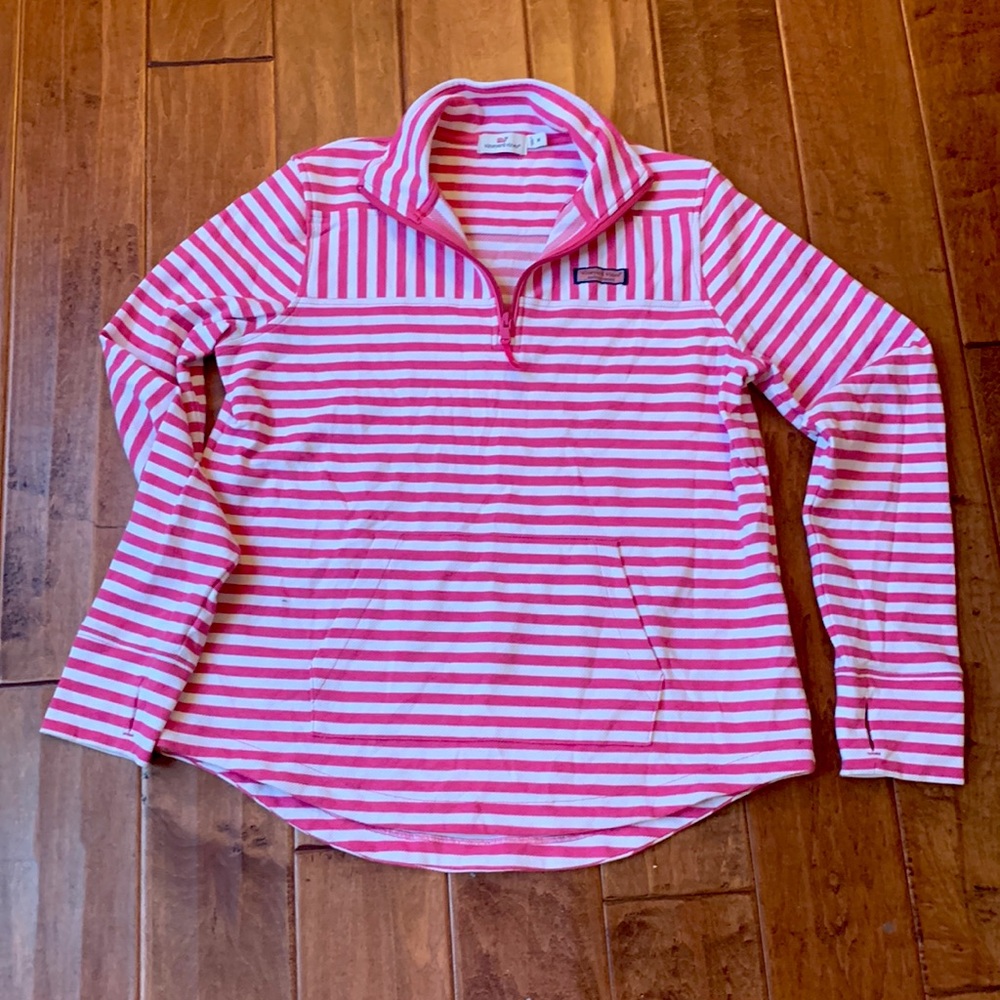 Vineyard Vines Pink stripe relaxed Shep Shirt M